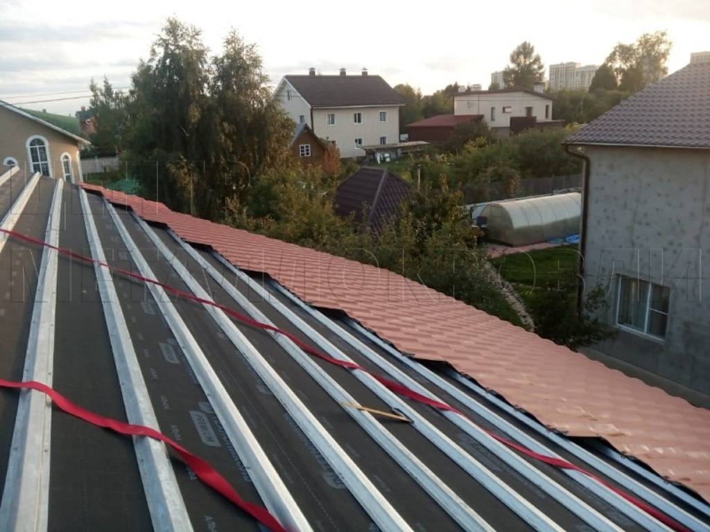 Металлочерепица Геркулес 8004 терракотовый Стальной Бархат от Центра Металлокровли в Ростове-на-Дону