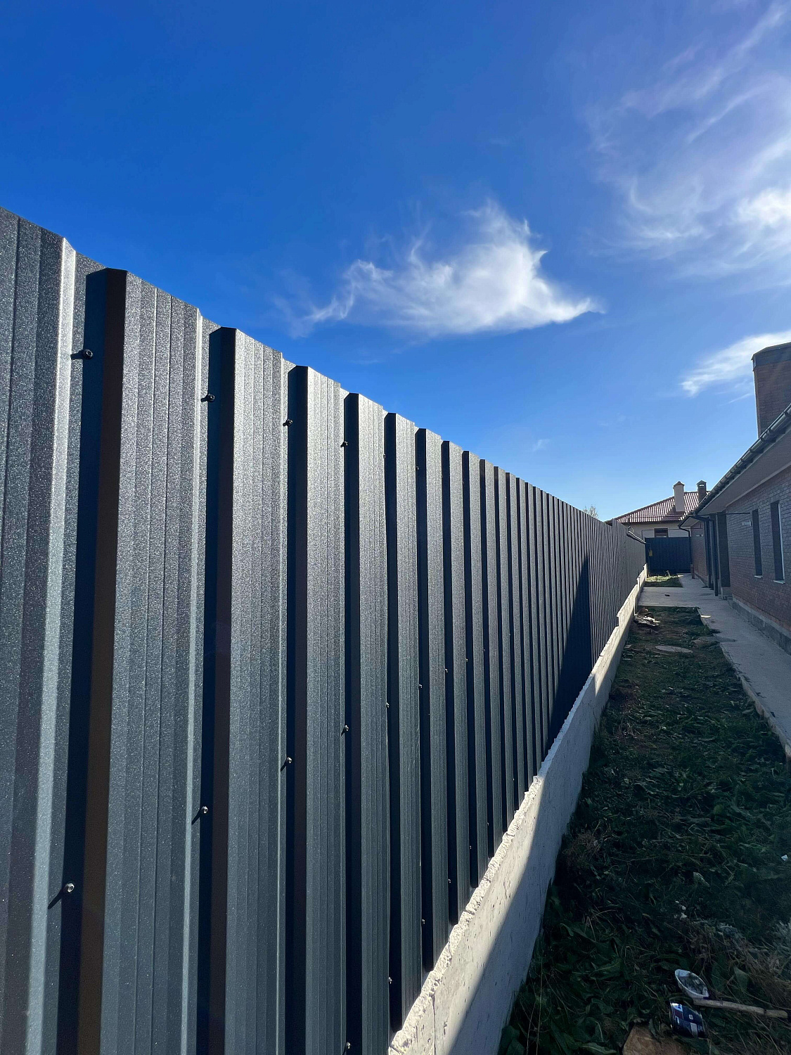 Профнастил НС-21 36м RAL7024/7024 Серый Графит 2-х сторонний МАТТЕ